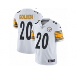 Men Nike Pittsburgh Steelers #20 Robert Golden White Vapor Untouchable Limited Player NFL Jersey