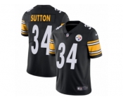 Men Nike Pittsburgh Steelers #34 Cameron Sutton Black Team Color Vapor Untouchable Limited Player NFL Jersey