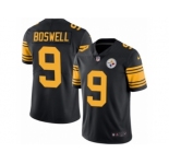 Men Nike Pittsburgh Steelers #9 Chris Boswell Limited Black Rush Vapor Untouchable NFL Jersey