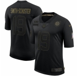 Men Pittsburgh Steelers #19 JuJu Smith-Schuster Nike 2020 Salute To Service Limited Jersey Black