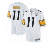 Men's Nike Pittsburgh Steelers #11 Justin Hunter Limited White NFL Jersey