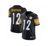 Men's Nike Pittsburgh Steelers #12 Terry Bradshaw Vapor Untouchable Limited Black Team Color NFL Jersey