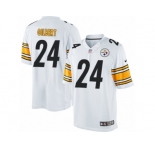Men's Nike Pittsburgh Steelers #24 Justin Gilbert Limited White NFL Jersey