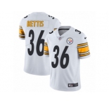 Men's Nike Pittsburgh Steelers #36 Jerome Bettis Vapor Untouchable Limited White NFL Jersey