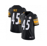 Men's Nike Pittsburgh Steelers #45 Roosevelt Nix Vapor Untouchable Limited Black Team Color NFL Jersey