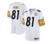 Men's Nike Pittsburgh Steelers #81 Jesse James Limited White NFL Jersey