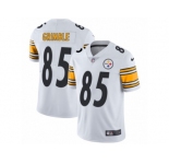 Men's Nike Pittsburgh Steelers #85 Xavier Grimble Vapor Untouchable Limited White NFL Jersey