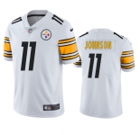 Men's Pittsburgh Steelers #11 Brandon Johnson White 2025 Vapor Untouchable Football Stitched Jersey