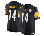 Men's Pittsburgh Steelers #14 Kenneth Gainwell Black 2025 F.U.S.E. Vapor Untouchable Limited Football Stitched Jersey