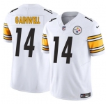 Men's Pittsburgh Steelers #14 Kenneth Gainwell White 2025 F.U.S.E. Vapor Limited Football Stitched Jersey
