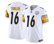 Men's Pittsburgh Steelers #16 Adam Thielen White 2025 F.U.S.E. Vapor Limited Football Stitched Jersey