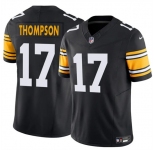 Men's Pittsburgh Steelers #17 Skylar Thompson Black 2025 F.U.S.E. Alternate Vapor Limited Football Stitched Jersey