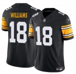Men's Pittsburgh Steelers #18 Mike Williams Black 2024 F.U.S.E. Alternate Vapor Untouchable Limited Stitched Jersey