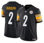 Men's Pittsburgh Steelers #2 Mason Rudolph Black 2025 F.U.S.E. Vapor Untouchable Limited Football Stitched Jersey