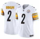 Men's Pittsburgh Steelers #2 Mason Rudolph White 2025 F.U.S.E. Vapor Untouchable Limited Football Stitched Jersey