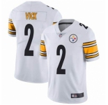 Men's Pittsburgh Steelers #2 Michael Vick White Nike Draft Vapor Limited Jersey