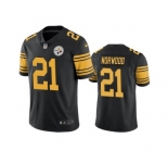 Men's Pittsburgh Steelers #21 Tre Norwood Black Color Rush Limited Stitched Jersey
