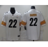 Men's Pittsburgh Steelers #22 Najee Harris White Alternate Vapor Untouchable Limited Player Football Jersey