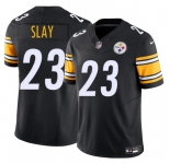 Men's Pittsburgh Steelers #23 Darius Slay Black 2025 F.U.S.E. Vapor Limited Football Stitched Jersey