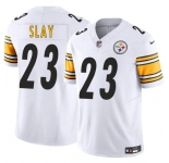 Men's Pittsburgh Steelers #23 Darius Slay Jr. White 2025 F.U.S.E. Vapor Untouchable Limited Football Stitched Jersey