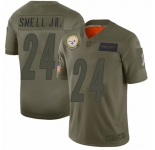 Men's Pittsburgh Steelers #24 Benny Snell Jr. Limited Camo 2019 Salute to Service Football Jersey