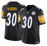 Men's Pittsburgh Steelers #30 Jaylen Warren Black 2025 F.U.S.E. Vapor Untouchable Limited Stitched Jersey
