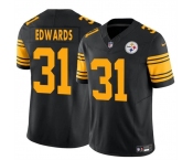 Men's Pittsburgh Steelers #31 Daijun Edwards Black 2024 F.U.S.E. Color Rush Limited Football Stitched Jersey
