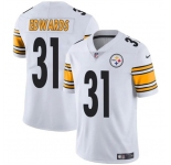 Men's Pittsburgh Steelers #31 Daijun Edwards White Vapor Untouchable Limited Football Stitched Jersey