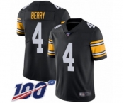Men's Pittsburgh Steelers #4 Jordan Berry Black Alternate Vapor Untouchable Limited Player 100th Season Football Jersey