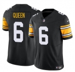 Men's Pittsburgh Steelers #6 Patrick Queen Black 2023 F.U.S.E. Vapor Untouchable Limited Football Stitched Jersey