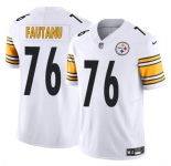 Men's Pittsburgh Steelers #76 Troy Fautanu White F.U.S.E. Vapor Limited Football Stitched Jersey