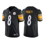 Men's Pittsburgh Steelers #8 Kenny Pickett 2022 Black Vapor Untouchable Limited Stitched Jersey
