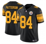 Men's Pittsburgh Steelers #84 Cordarrelle Patterson Black Color Rush Limited Football Stitched Jersey