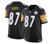 Men's Pittsburgh Steelers #87 Brandon Smith Black 2026 F.U.S.E. Vapor Limited Football Stitched Jersey