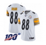Men's Pittsburgh Steelers #88 Lynn Swann White Vapor Untouchable Limited Player 100th Season Football Jersey