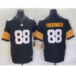 Men's Pittsburgh Steelers #88 Pat Freiermuth Black 2023 FUSE Vapor Limited Stitched Throwback Jersey