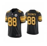 Men's Pittsburgh Steelers #88 Pat Freiermuth Black Color Rush Limited Stitched Football Jersey