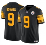 Men's Pittsburgh Steelers #9 Chris Boswell Black 2024 F.U.S.E. Color Rush Limited Football Stitched Jersey