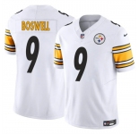 Men's Pittsburgh Steelers #9 Chris Boswell White 2024 F.U.S.E. Vapor Untouchable Limited Football Stitched Jersey