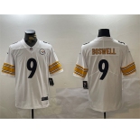 Men's Pittsburgh Steelers #9 Chris Boswell White Vapor Untouchable Stitched Jersey