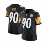 Men's Pittsburgh Steelers #90 T.J. Watt Black 2023 F.U.S.E. Vapor Untouchable Limited Stitched Jersey