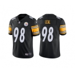 Men's Pittsburgh Steelers #98 DeMarvin Leal Black Vapor Untouchable Limited Stitched Jersey