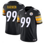 Men's Pittsburgh Steelers #99 Derrick Harmon Black 2025 Draft F.U.S.E. Vapor Limited Football Stitched Jersey