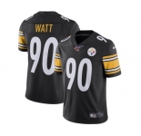 Nike Steelers 90 T.J. Watt Black 100th Season Vapor Untouchable Limited Jersey