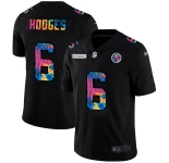 Pittsburgh Steelers #6 Devlin Hodges Men's Nike Multi-Color Black 2020 NFL Crucial Catch Vapor Untouchable Limited Jersey