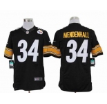 nike nfl jerseys pittsburgh steelers #34 mendenhall black[nike limited]