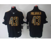 nike nfl jerseys pittsburgh steelers #43 polamalu black[nike limited]