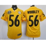 nike nfl jerseys pittsburgh steelers #56 woodley yellow[nike limited 80 anniversary]