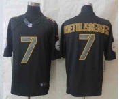 nike nfl jerseys pittsburgh steelers #7 roethlisberger black[nike impact limited]