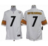 nike nfl jerseys pittsburgh steelers #7 roethlisberger white[nike limited]